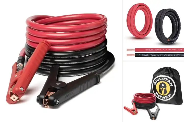 Detailed view of Best 1/0 AWG Jumper Cables Power