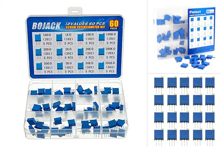 Detailed view of Best 3296W Potentiometers