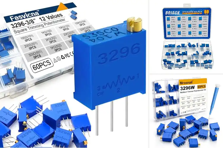 Detailed view of Best 3296W Trimmer Potentiometers