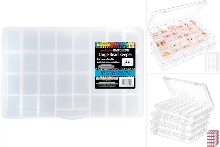 Detailed view of Best Bead Storage Boxes: Organize Crafts with Style & Ease