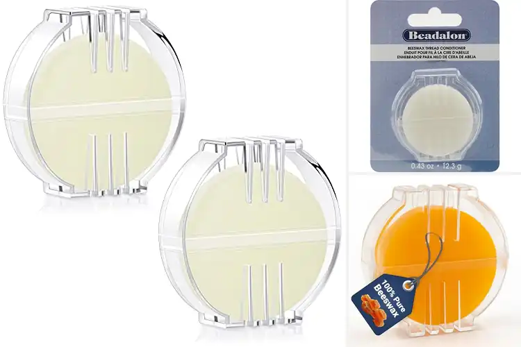 Detailed view of Best Beeswax-Infused Thread Conditioners