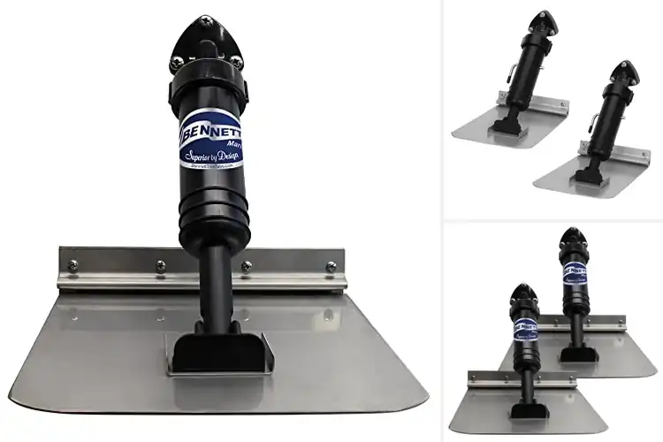 Detailed view of Best Boat Trim Tab Systems