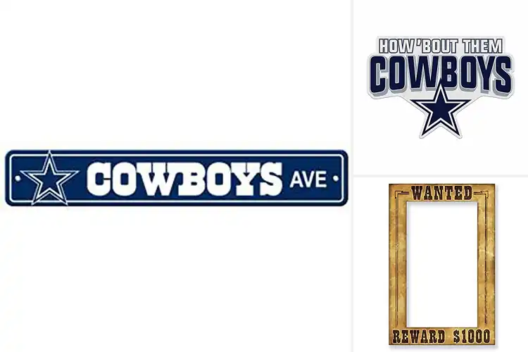 Detailed view of Best Cowboys Decorations