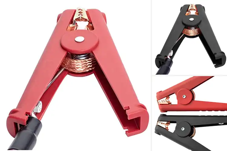 Detailed view of Best Double Power Clamps Jumper Cables