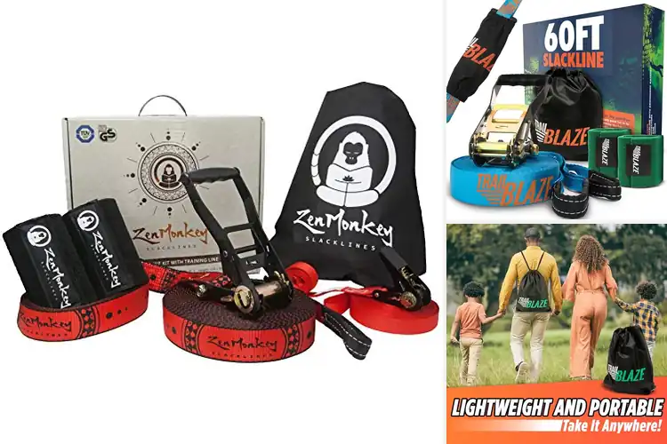 Detailed view of Best Heavy Duty Polyester Slackline Kits