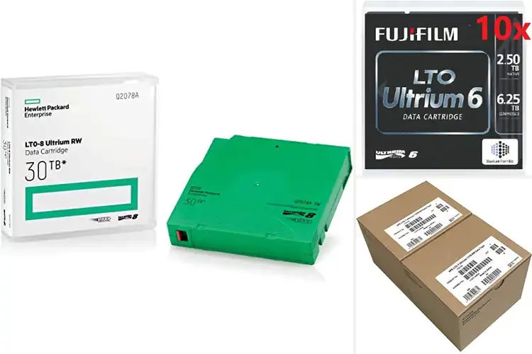 Detailed view of Best LTO Tapes: Top-Rated Secure Storage for Data Backup
