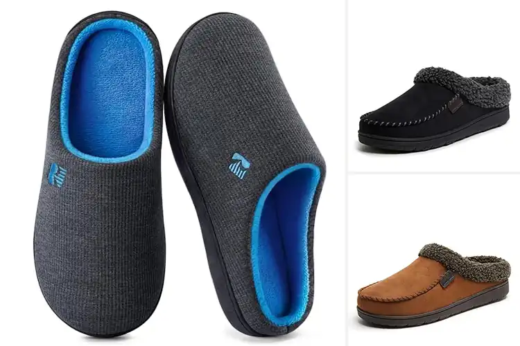 Detailed view of Best Memory Foam Slippers For Men