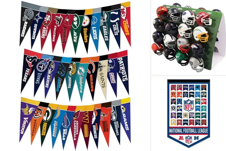 Detailed view of Best NFL Decorations