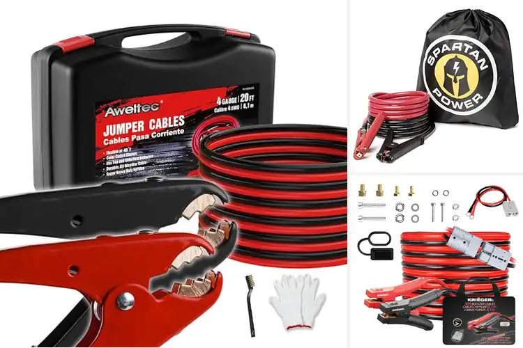 Detailed view of Best Pure Copper Jumper Cables