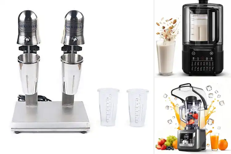 Detailed view of Best Quiet Motor Milkshake Shakers: Silent & Fast Shakes