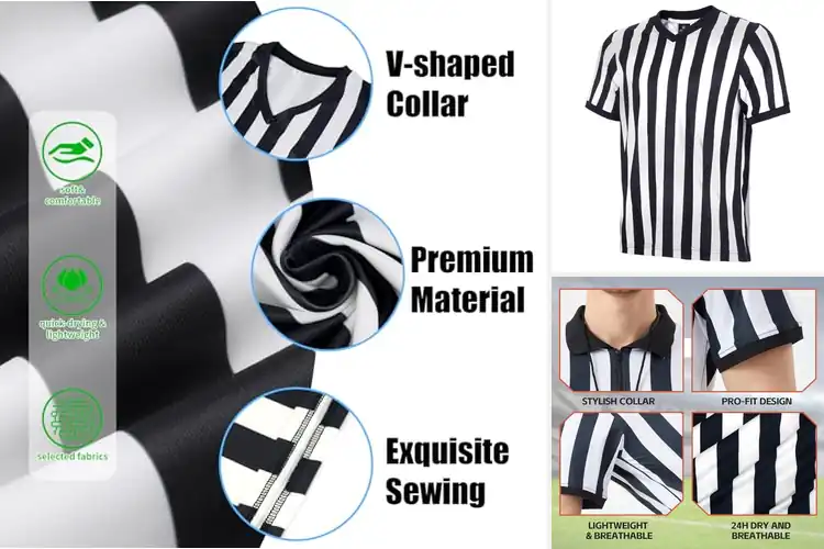 Detailed view of Best Referee Shirts: Top 10 Picks for Comfort & Durability