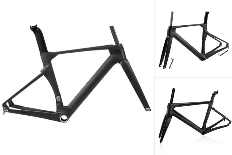 Detailed view of Best Road Frameset Carbon 700C