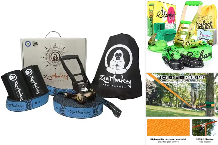 Detailed view of Best Safety Rated Slackline Sets
