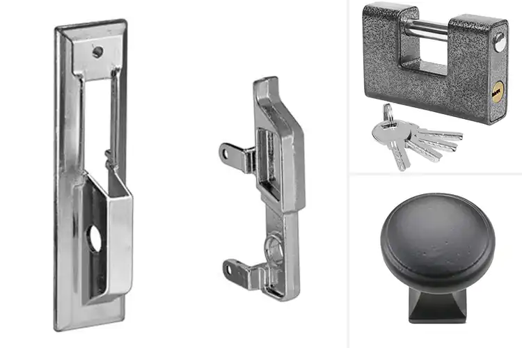 Detailed view of Best Solid Cast Locker Hardware