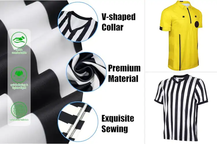 Detailed view of Best Sports Referee Shirts