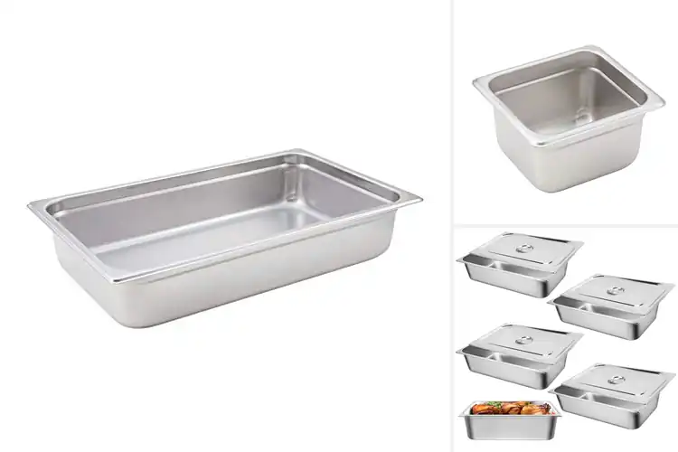 Detailed view of Best Stainless Steel Steam Table Construction