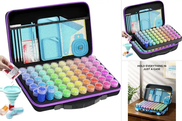 Detailed view of Best Storage Case Kits: Organize Craft Supplies Effortlessly