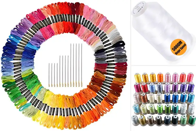 Detailed view of Best Strengthened Embroidery Threads