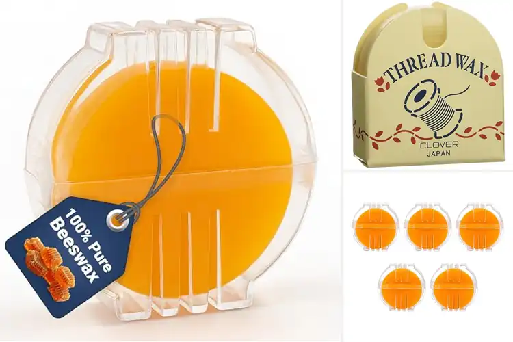 Detailed view of Best Subtle Shine Thread Wax For Embroidery
