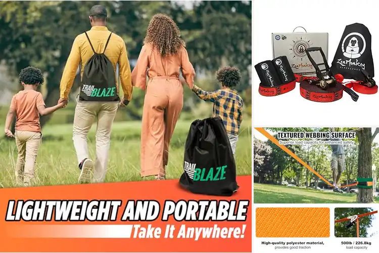 Detailed view of Best Training Slackline Kit