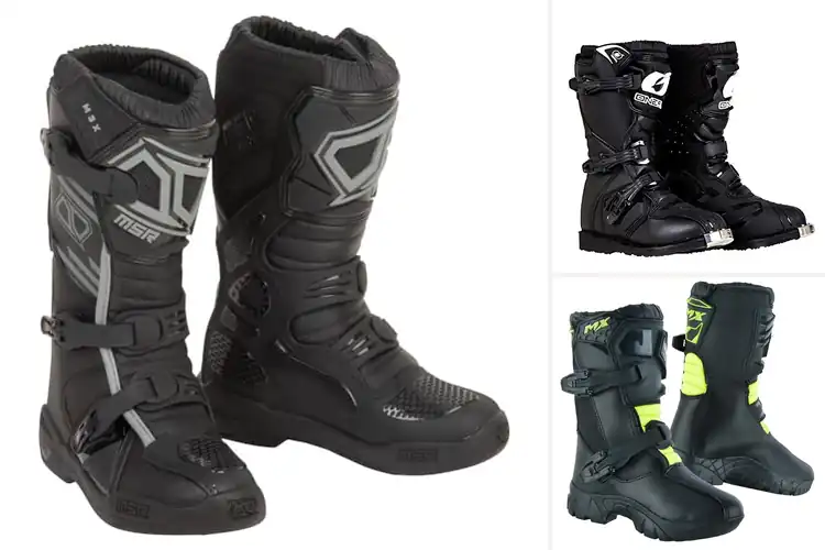 Detailed view of Best Youth Racing Boots